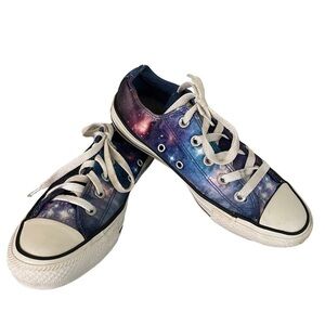 CONVERSE Chuck Taylor All-star Low Top Galaxy Satin Space Sneakers Size 6